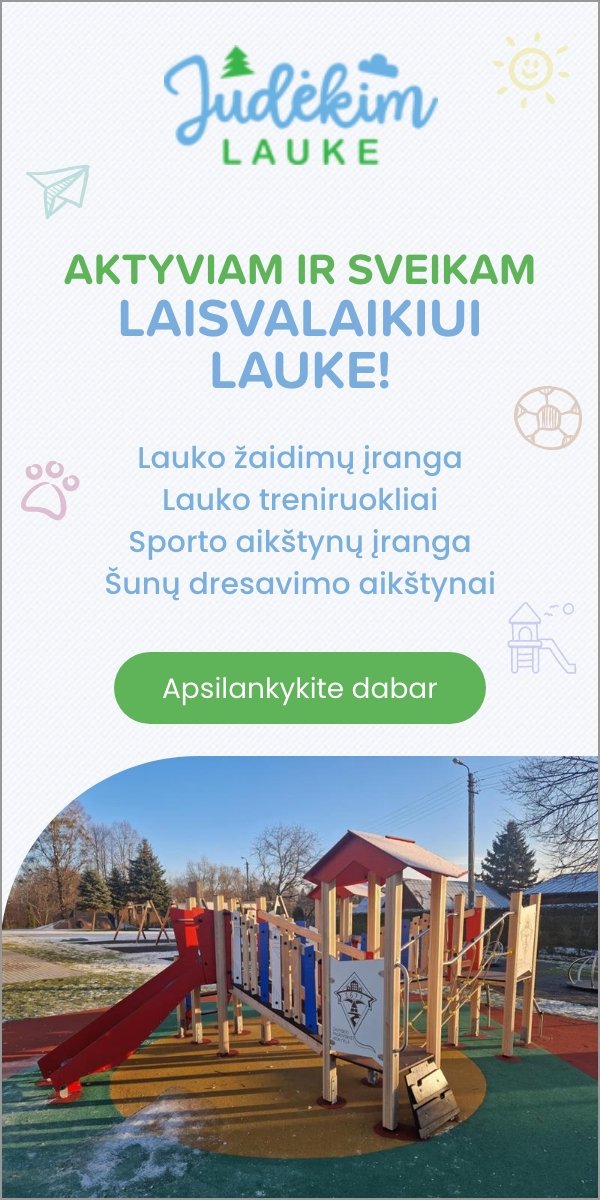 Judėkim lauke