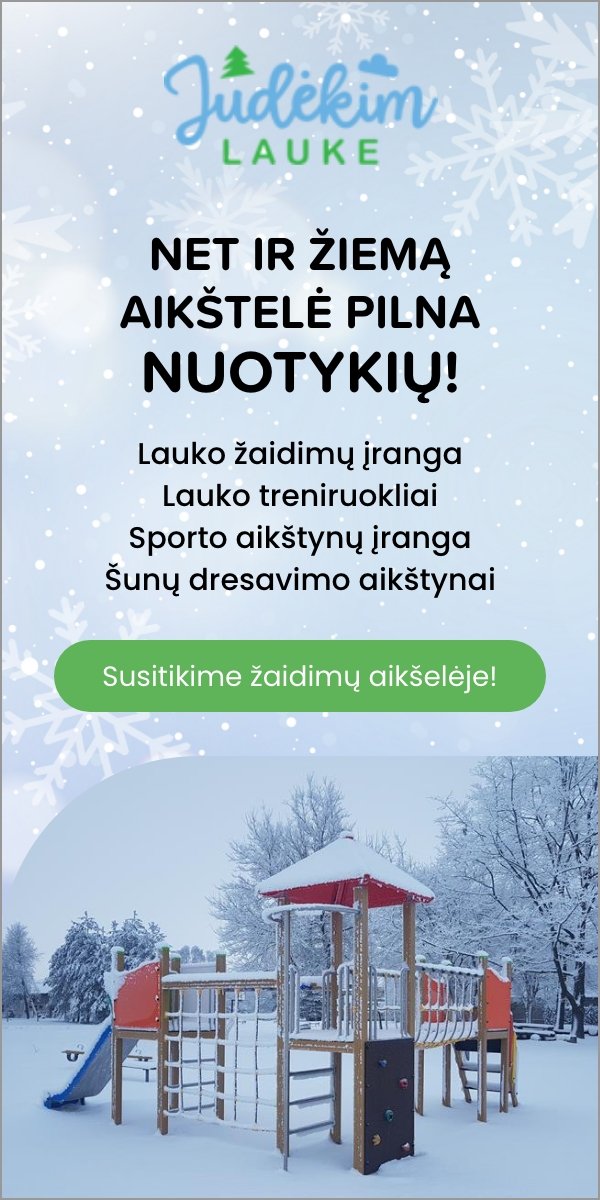 Judėkim lauke